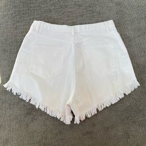 Wild fable white distressed jean shorts